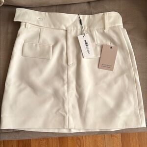 White Mini Skirt